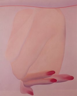Caresse, 1966, Acryl auf Nessel, 170 x 140 cm
